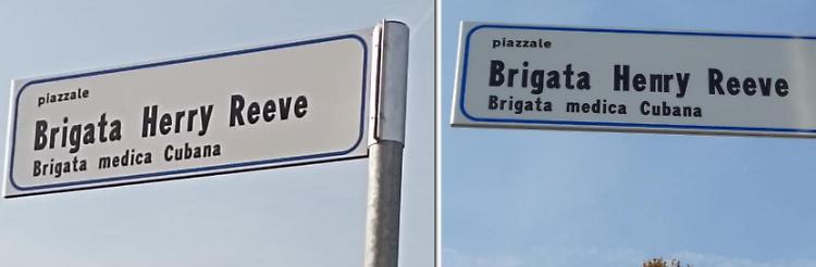 Intitolazione del piazzale alla brigata cubana con... imbarazzo