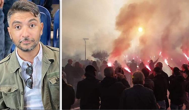 Cori e striscioni per Stefano