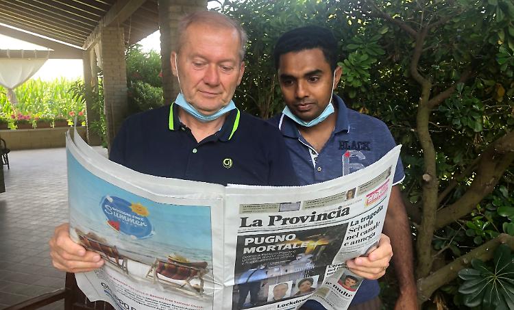 Pizzoni di Tornata: «Tareq mi salvò la vita, lo adotto»