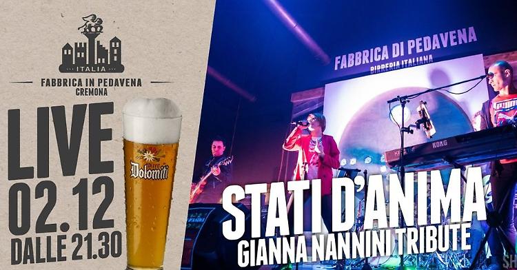 Stati d'Anima in concerto con il tributo a Gianna Nannini
