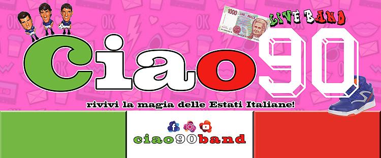 Serata live con i Ciao 90, musica italiana anni '90