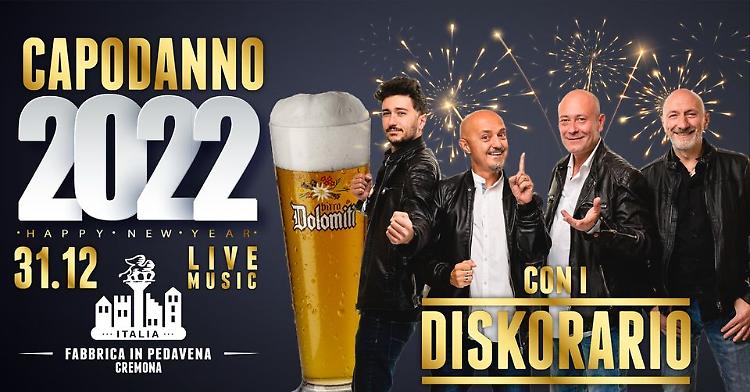 Capodanno alla Fabbrica! Live Music con i Diskorario!