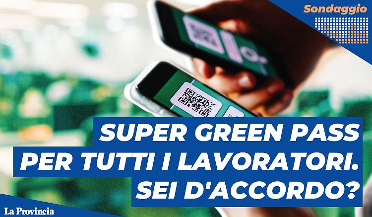 Super Green Pass sul lavoro: sei d'accordo?