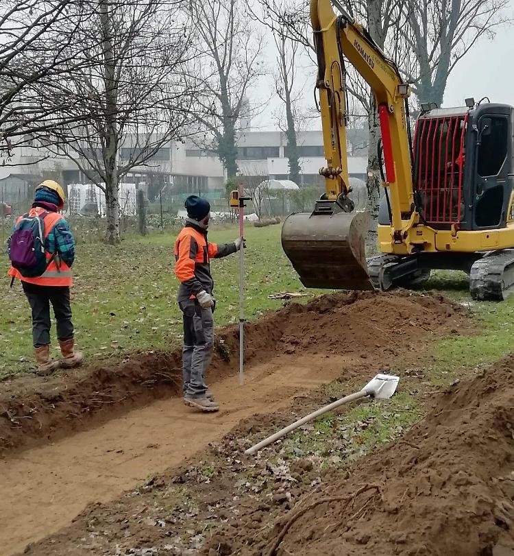 Bosco del tempo, lavori in corso a Ombriano