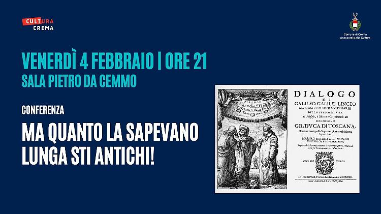 Conferenza: Ma quanto la sapevano lunga sti antichi!