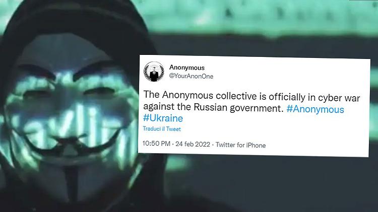 Anonymous sfida Putin, offline il sito del Cremlino