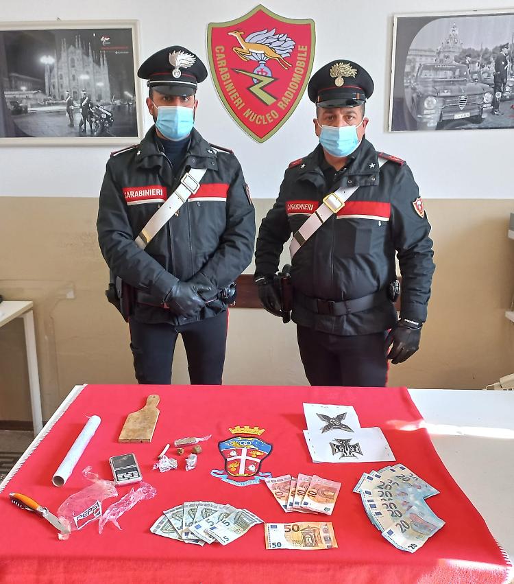 Droga e  detenzione di armi: denunciato 29enne