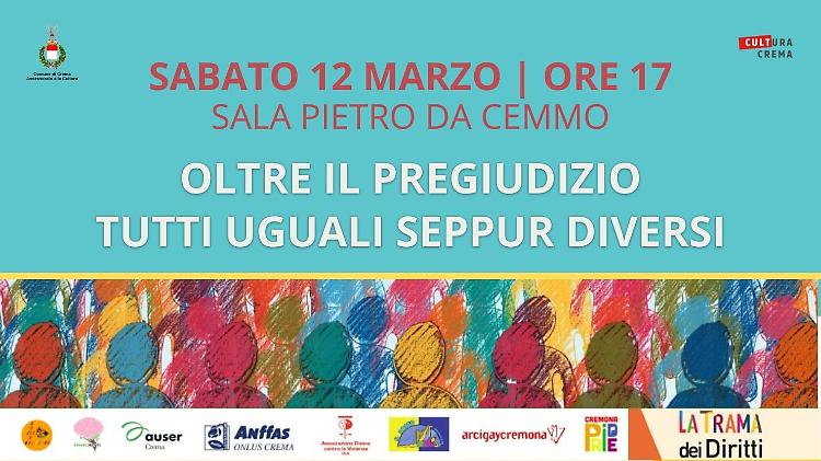 Incontro – Oltre il pregiudizio: tutti uguali seppur diversi