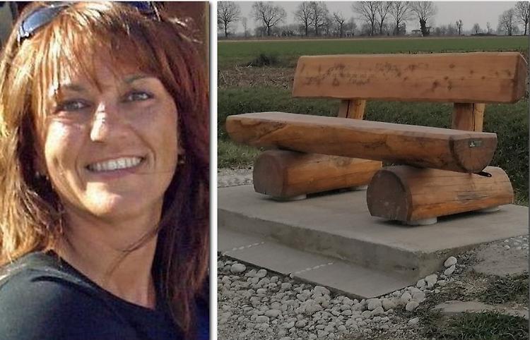 Danneggiata la panchina dell'infermiera Patrizia Bonvini