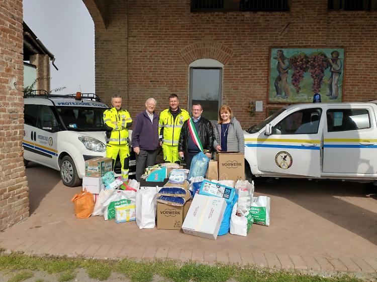 Rivarolo del Re, aiuti per la popolazione ucraina