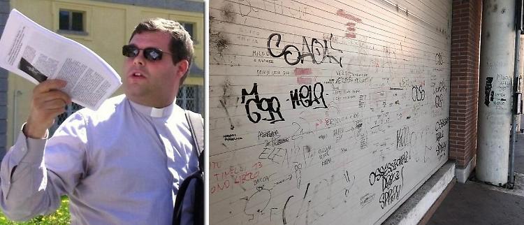 Vandali soncinesi scatenati, don Gabriele: «Li aspetto in oratorio, sono pronto a conoscerli»