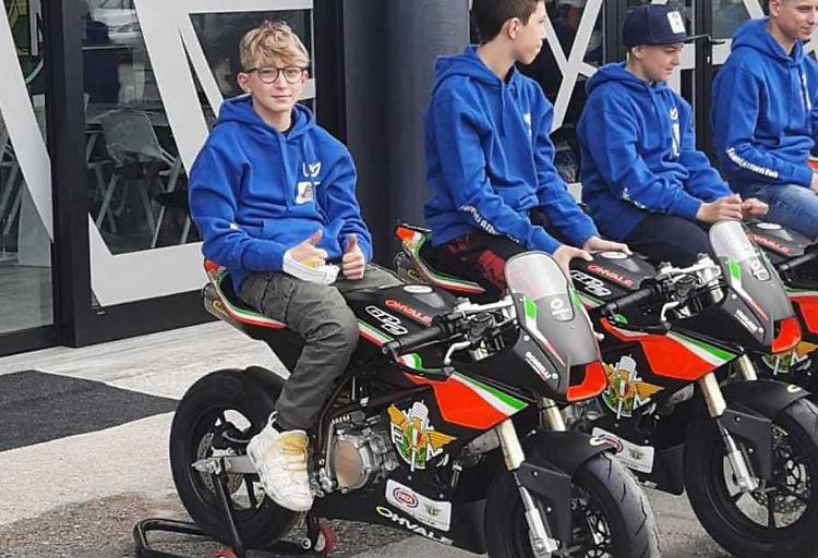 Baby Cristian Borrelli tra nazionale e ranch di Valentino Rossi