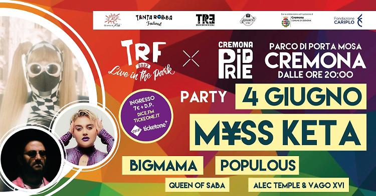 Myss Keta al Tanta Robba in the Park il 4 giugno