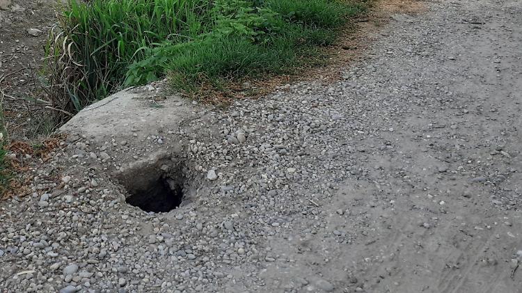 Nutrie, buca pericolosa ad Ombriano