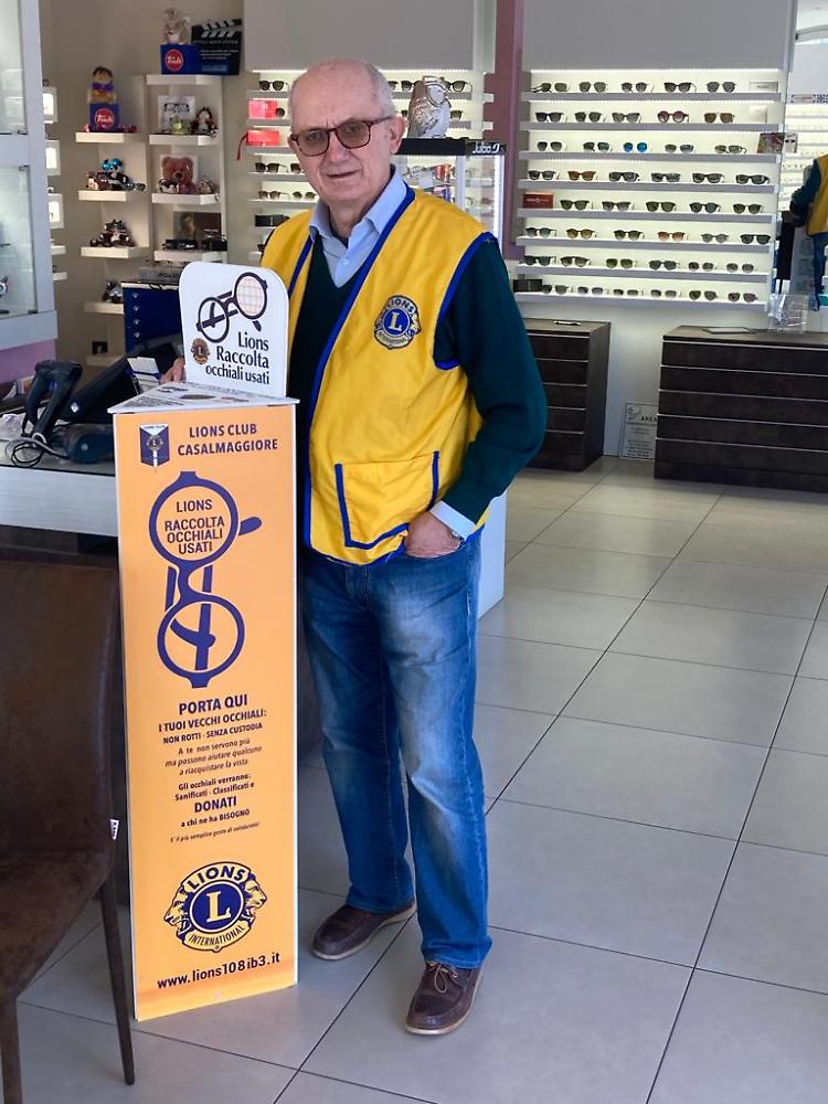 Occhiali usati,  campagna di raccolta del Lions Club Casalmaggiore