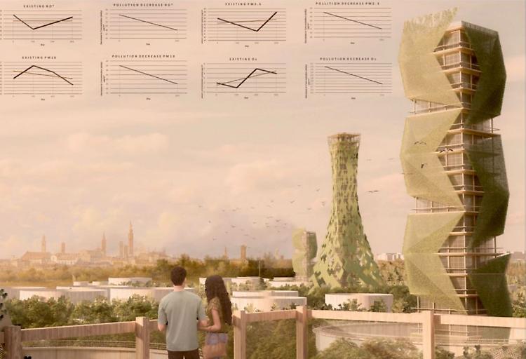 Futuro ecosostenibile: torri green nell'ex area Tamoil