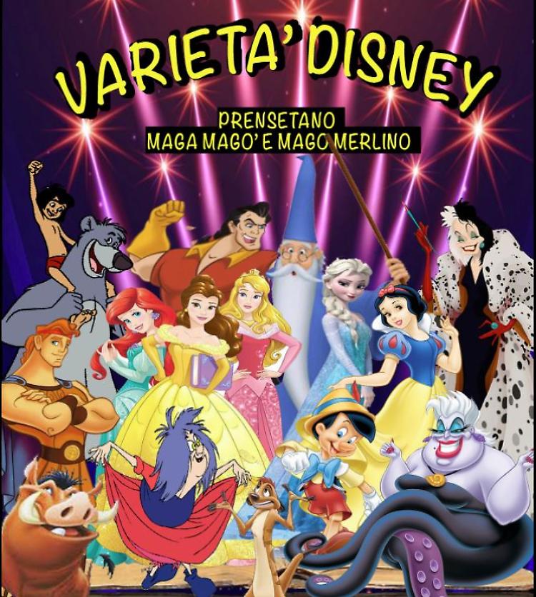 La compagnia Teatrale "I ViavaI" porta in scena "Varietà Disney"
