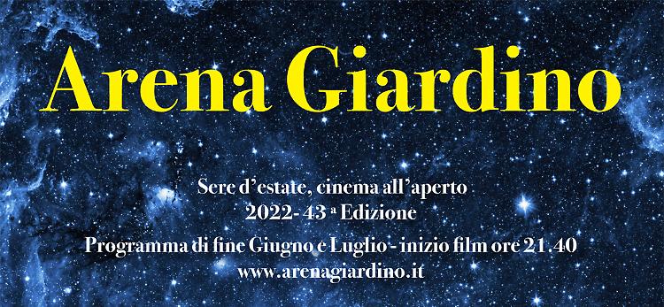 Arena Giardino: ogni sera il cinema sotto le stelle
