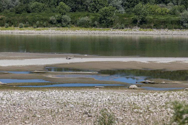 Siccità, il Po cresce con la pioggia: rubinetti aperti