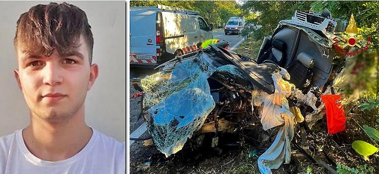 Scontro frontale con un pullman, muore il 19enne Simone Pagani