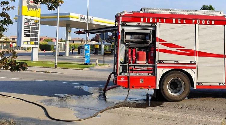 Perdita all'impianto che eroga gpl, attimi di preoccupazione in via don Mazzolari