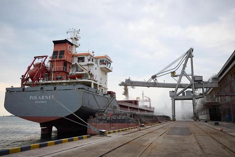 Ucraina, è partita da Odessa la prima nave carica di grano