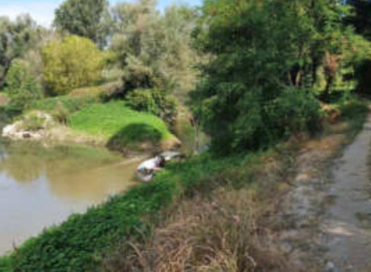 Scivolo lungo la roggia, così pesci in sicurezza
