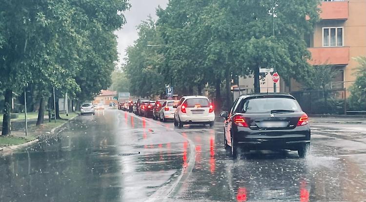 Temporale su Cremona, disagi alla circolazione