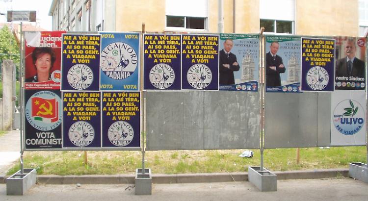 Elezioni politiche, Bazzani: «Quei cartelloni elettorali un calvario per i Comuni»