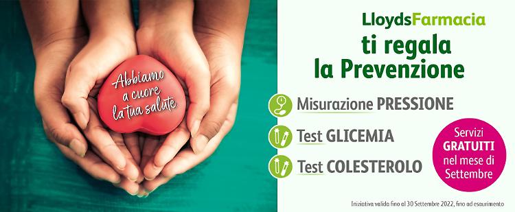 Prevenzione gratuita: test diagnostici nelle 16 LloydsFarmacia della provincia di Cremona