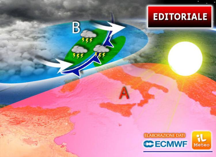 Meteo: temporali sempre più frequenti al Nord, 37 gradi al Sud