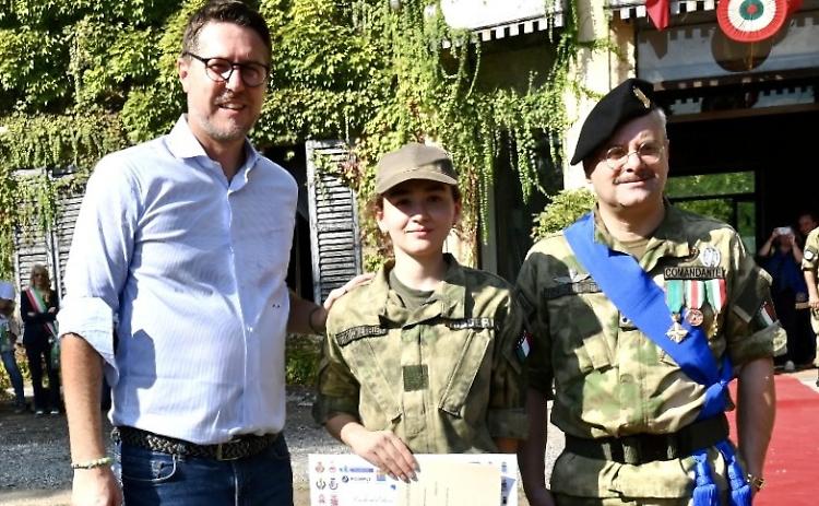 Monticelli, per Sveva estate in mimetica. Stellette a 17 anni