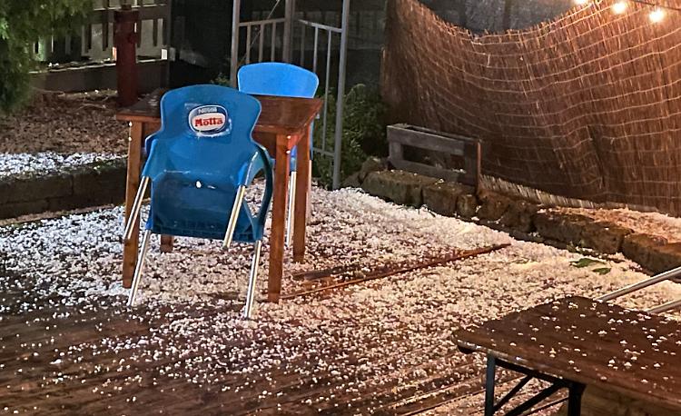 Tuoni, fulmini e  grandine: forte perturbazione a Soncino