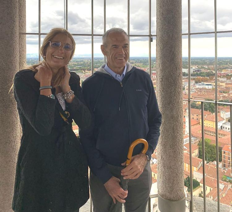 Mercato semi deserto, Cottarelli e Malpezzi vanno in scalata sul Torrazzo