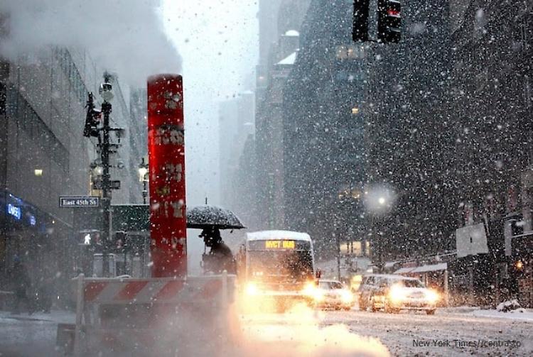 Bufera neve su stato New York, esperti temono 'tempesta storica'