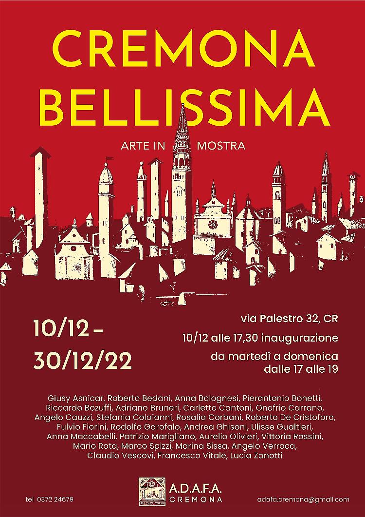  Arte in mostra con "Cremona bellissima"