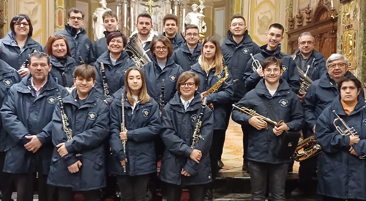 Grande concerto di natale con la banda Santa Cecilia