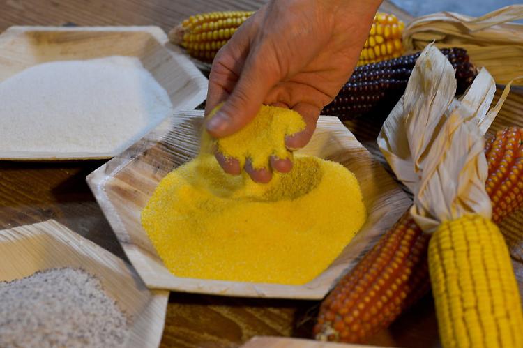 Prove di molitura e polentata alla Chiocciola