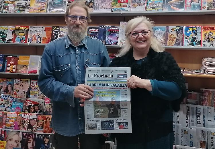 Edicola, passaggio di consegne: Alfredo Zenucchi subentra ad Ornetilla