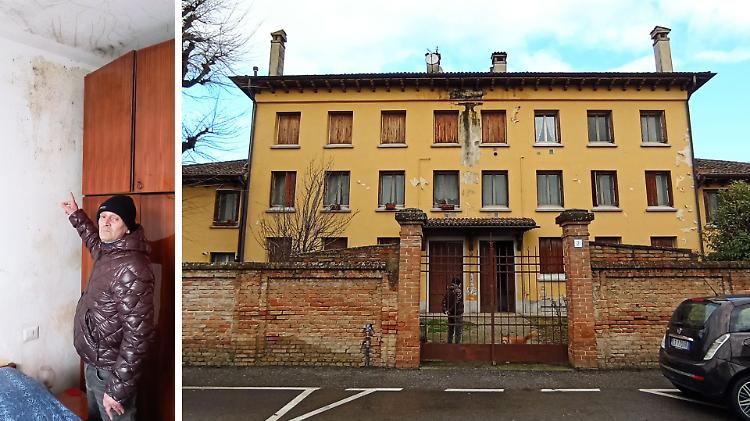 «Odori, umidità e degrado», la denuncia degli inquilini delle ex scuole di S. Maria