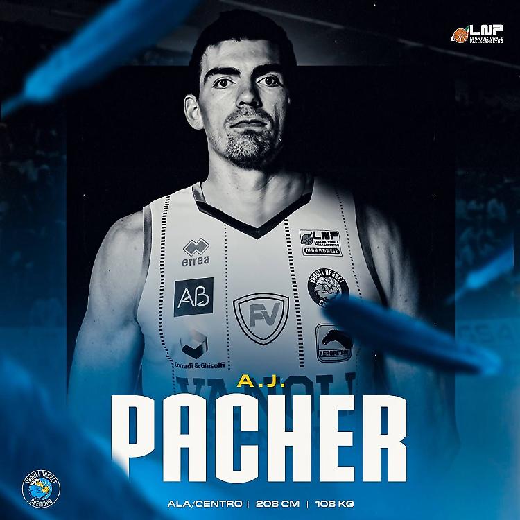 Basket, alla Vanoli  arriva l’atleta statunitense A.J. Pacher