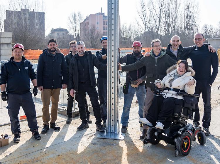 «Cr2 Sinapsi»: posato il primo pilone del Centro riabilitativo ricreativo