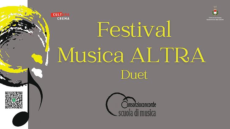 Al Festival  "Musica ALTRA" Virginia Sutera e Alberto Braida