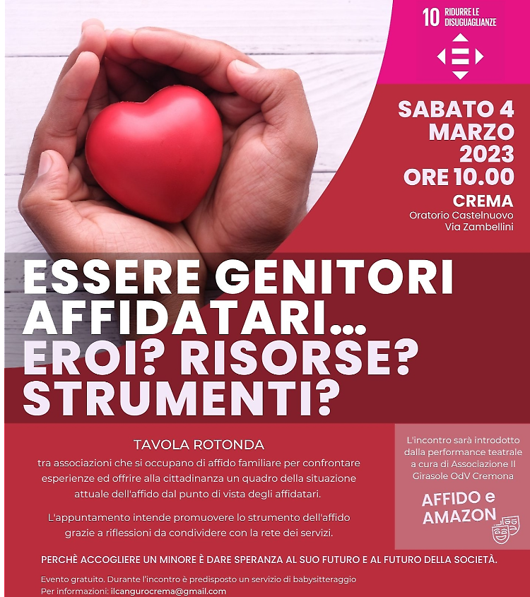 Incontro sull'affido familiare