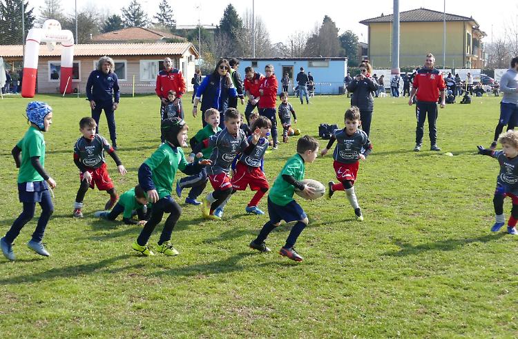  Rugby, la «carica» dei 150 baby atleti