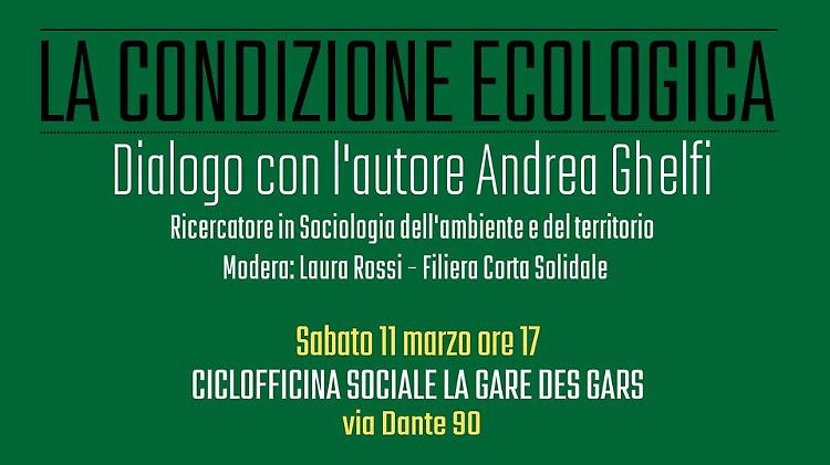 Presentazione del libro "La condizione ecologica"