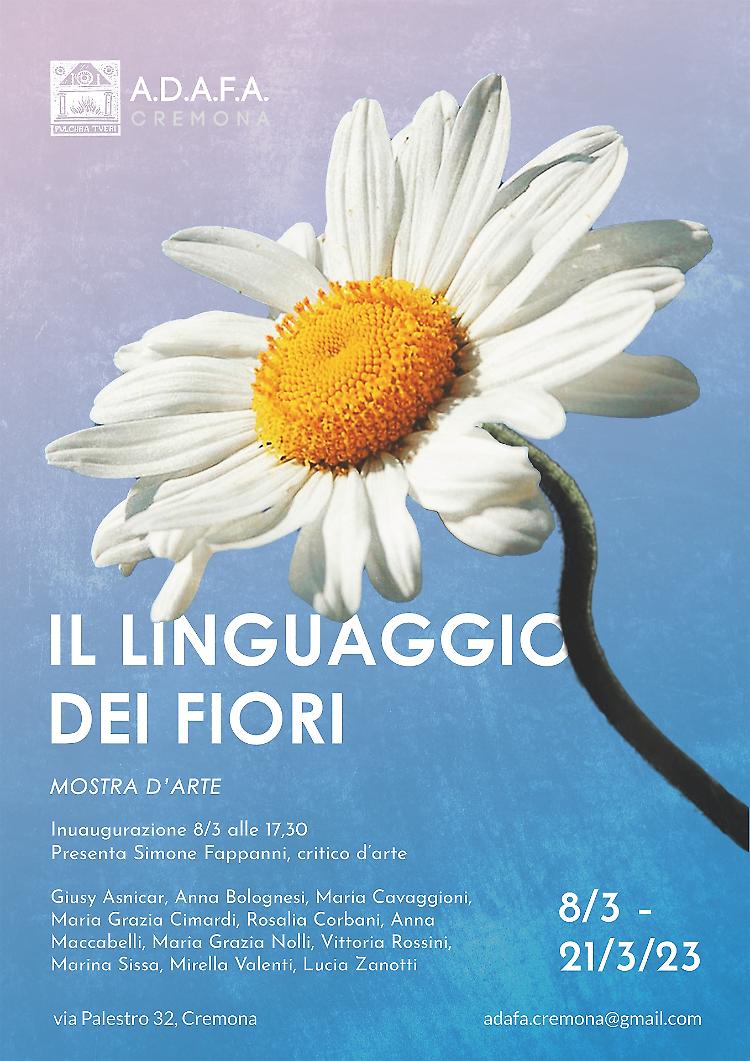 Inaugurazione della la mostra  “Il linguaggio dei fiori”, a cui seguirà la conferenza di Anna Maccabelli