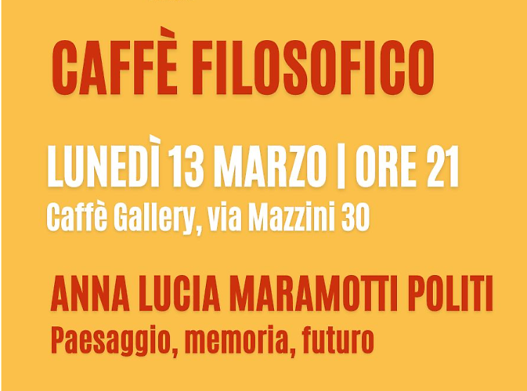 Incontro sul tema "Paesaggio, memoria, futuro" con Anna Lucia Maramotti Politi