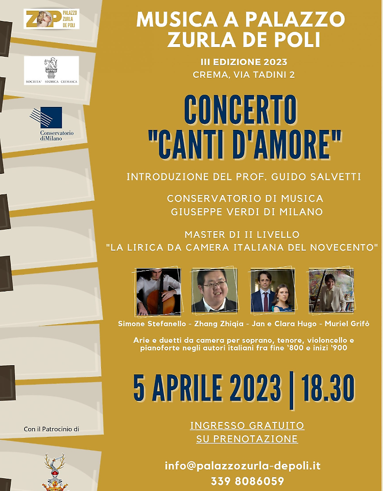 Concerto "Canti d'amore"