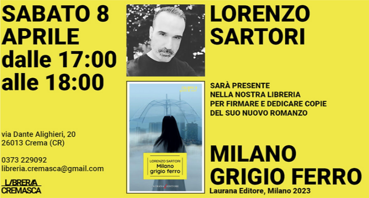 Lorenzo Sartori in Biblioteca a Crema